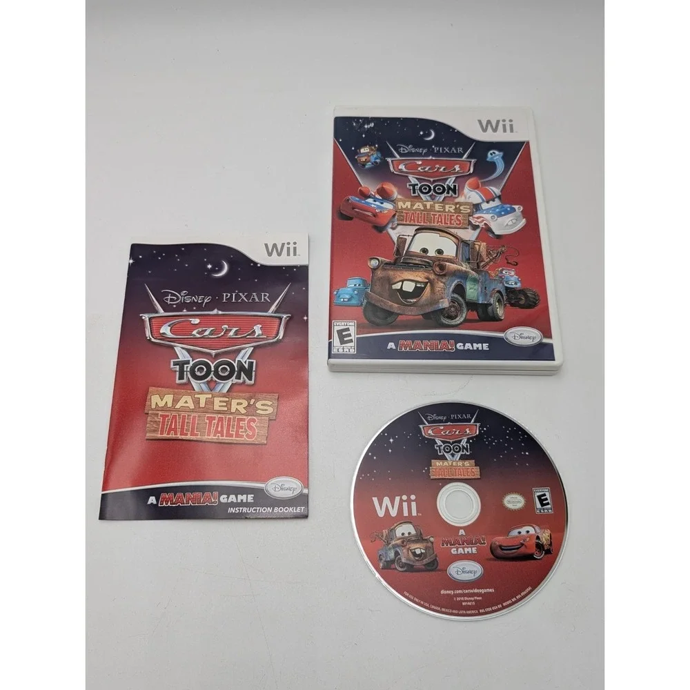Disney Pixar: Cars Toon: Mater's Tall Tales Nintendo Wii Complete Near Mint Disc